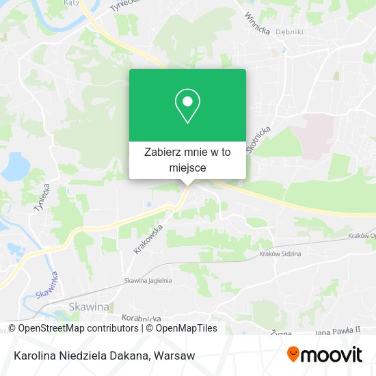 Mapa Karolina Niedziela Dakana