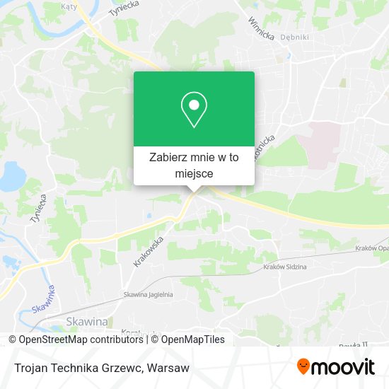 Mapa Trojan Technika Grzewc