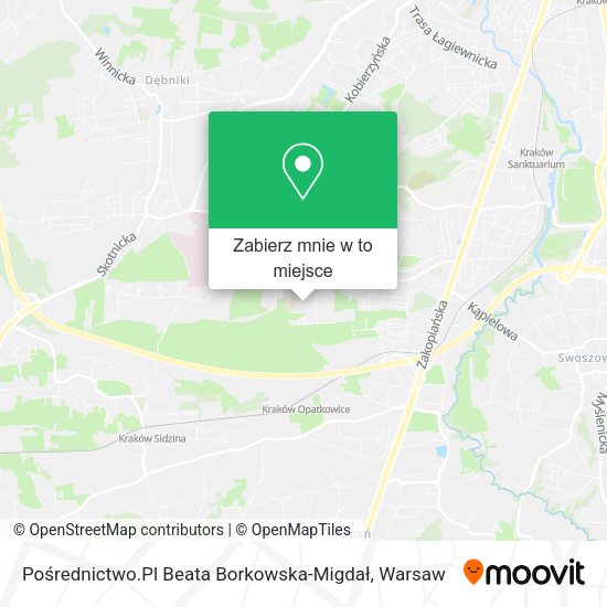 Mapa Pośrednictwo.Pl Beata Borkowska-Migdał