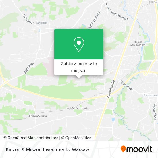 Mapa Kiszon & Miszon Investments