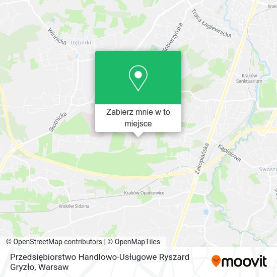 Mapa Przedsiębiorstwo Handlowo-Usługowe Ryszard Gryzło