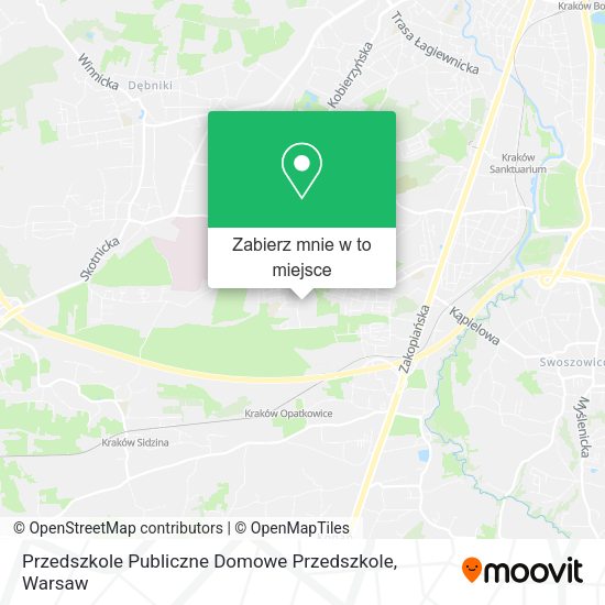 Mapa Przedszkole Publiczne Domowe Przedszkole