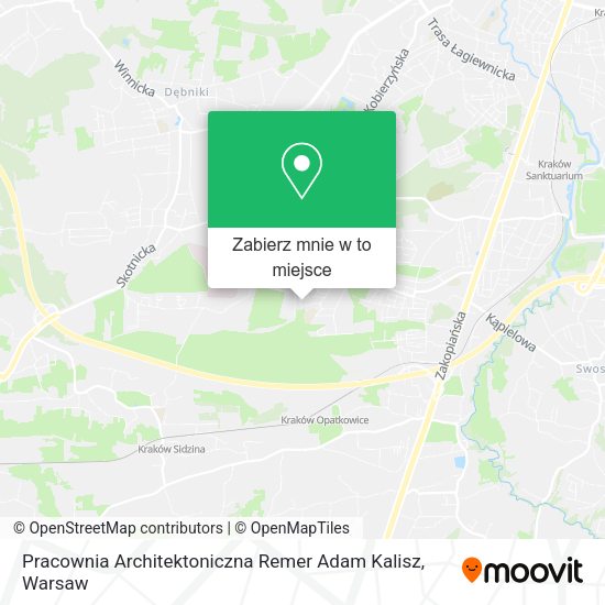 Mapa Pracownia Architektoniczna Remer Adam Kalisz