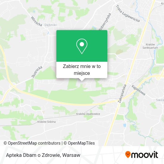 Mapa Apteka Dbam o Zdrowie