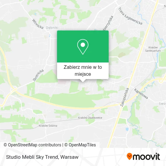 Mapa Studio Mebli Sky Trend