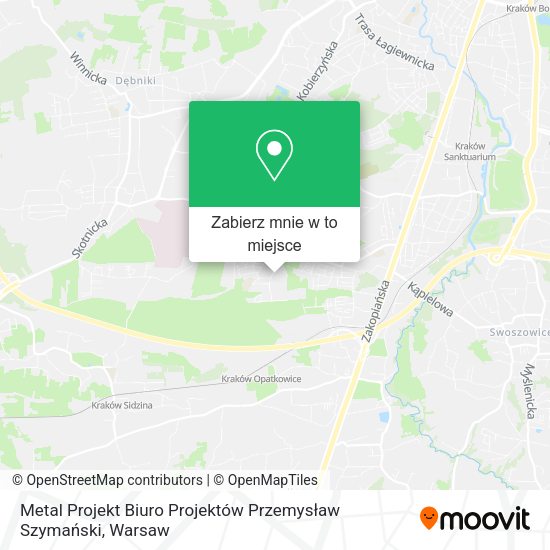 Mapa Metal Projekt Biuro Projektów Przemysław Szymański