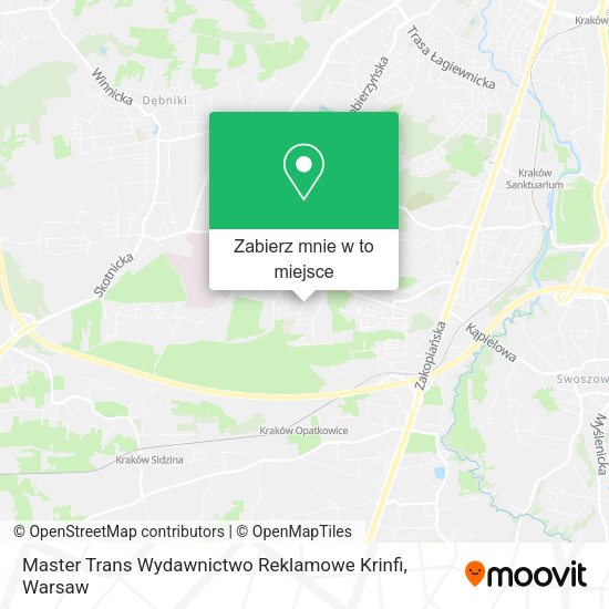 Mapa Master Trans Wydawnictwo Reklamowe Krinfi