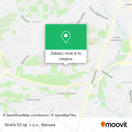 Mapa Strefa O2 sp. z o.o.