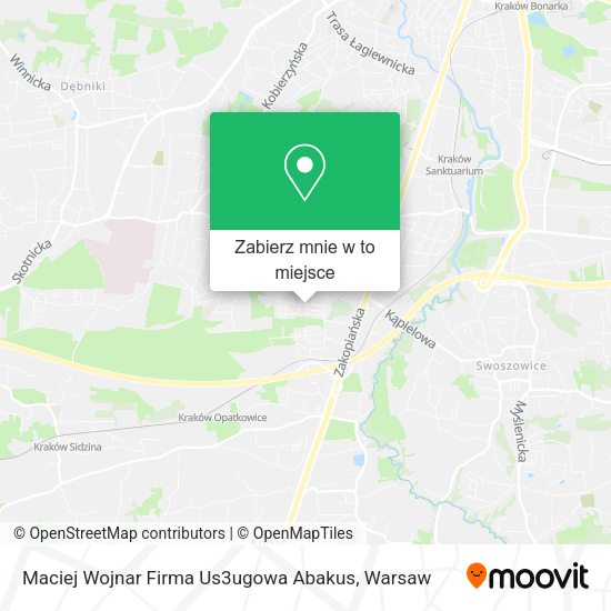 Mapa Maciej Wojnar Firma Us3ugowa Abakus