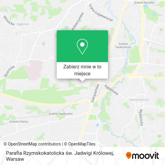 Mapa Parafia Rzymskokatolicka św. Jadwigi Królowej