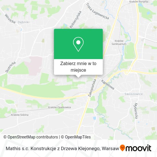 Mapa Mathis s.c. Konstrukcje z Drzewa Klejonego