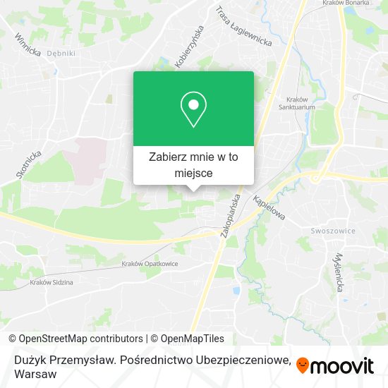 Mapa Dużyk Przemysław. Pośrednictwo Ubezpieczeniowe