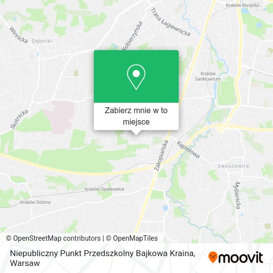 Mapa Niepubliczny Punkt Przedszkolny Bajkowa Kraina