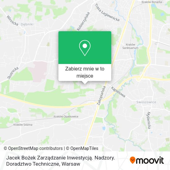 Mapa Jacek Bożek Zarządzanie Inwestycją. Nadzory. Doradztwo Techniczne