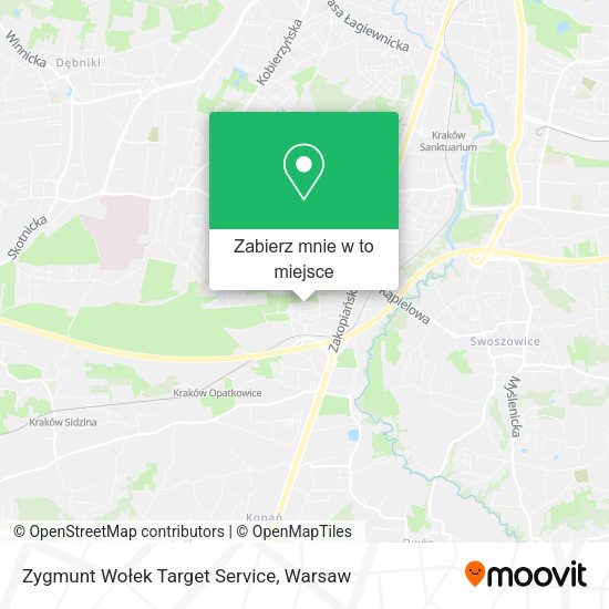 Mapa Zygmunt Wołek Target Service