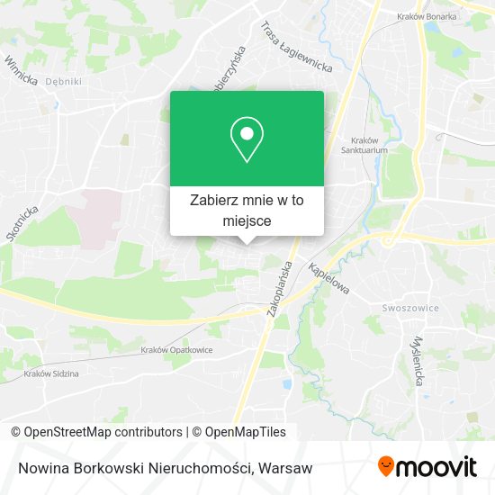 Mapa Nowina Borkowski Nieruchomości