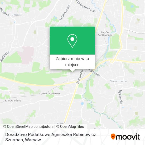 Mapa Doradztwo Podatkowe Agnieszka Rubinowicz Szurman