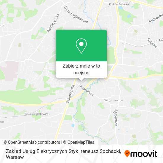 Mapa Zakład Usług Elektrycznych Styk Ireneusz Sochacki