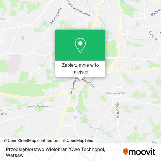 Mapa Przedsiębiorstwo Wielobran?Owe Technopol