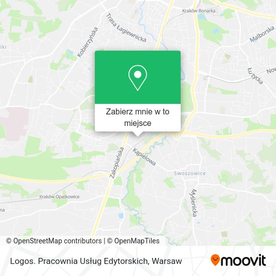 Mapa Logos. Pracownia Usług Edytorskich