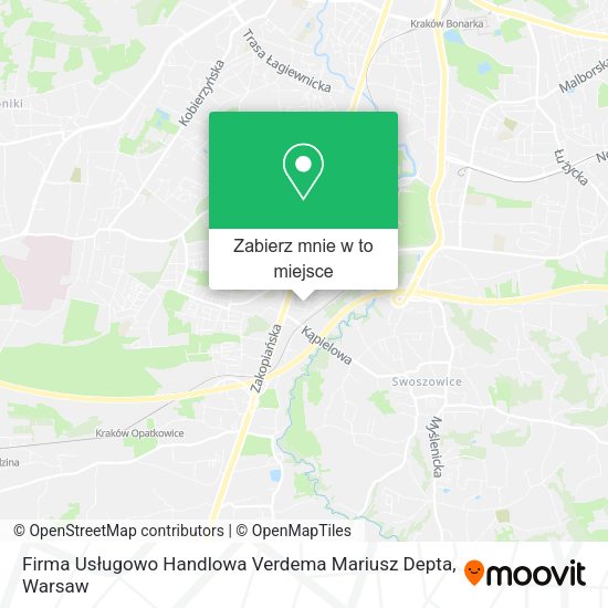 Mapa Firma Usługowo Handlowa Verdema Mariusz Depta