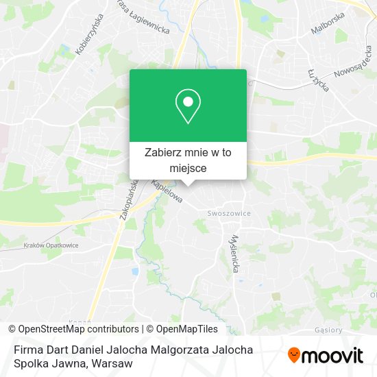 Mapa Firma Dart Daniel Jalocha Malgorzata Jalocha Spolka Jawna