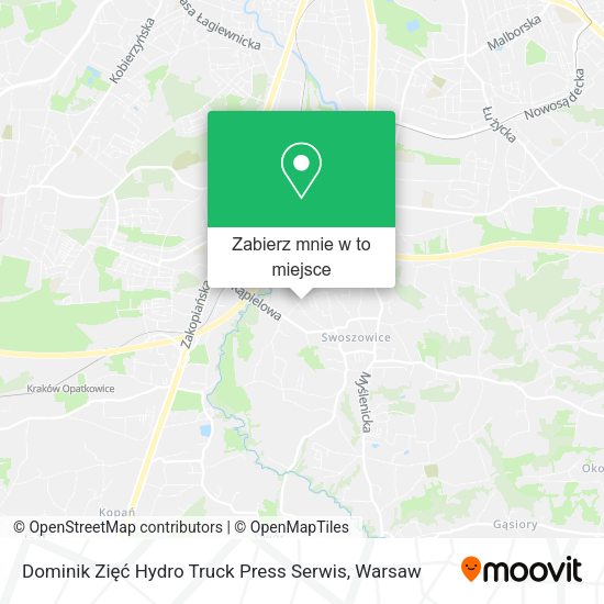 Mapa Dominik Zięć Hydro Truck Press Serwis