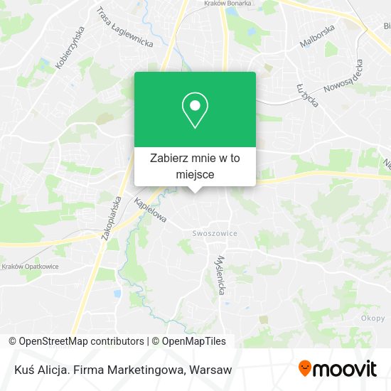 Mapa Kuś Alicja. Firma Marketingowa