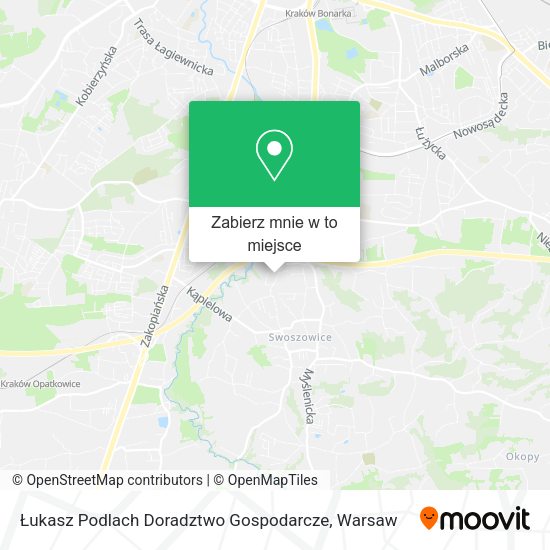 Mapa Łukasz Podlach Doradztwo Gospodarcze