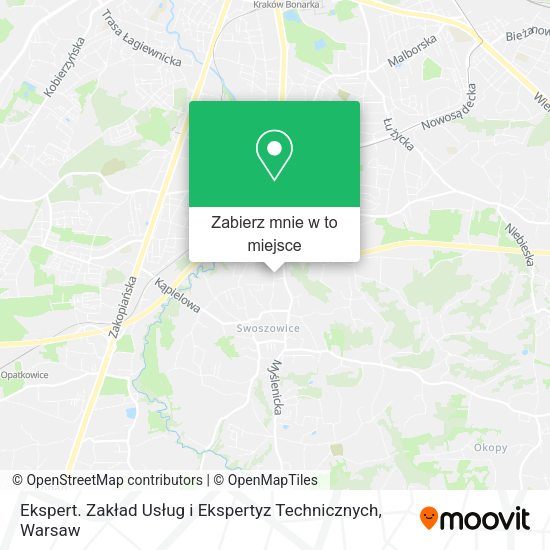 Mapa Ekspert. Zakład Usług i Ekspertyz Technicznych