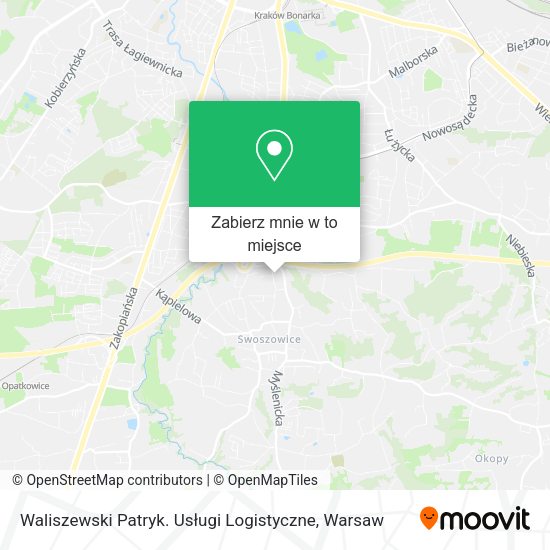 Mapa Waliszewski Patryk. Usługi Logistyczne