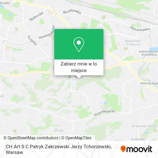 Mapa CH Art S C Patryk Zakrzewski Jerzy Tchorzewski