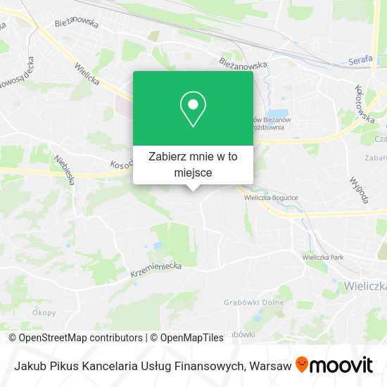 Mapa Jakub Pikus Kancelaria Usług Finansowych