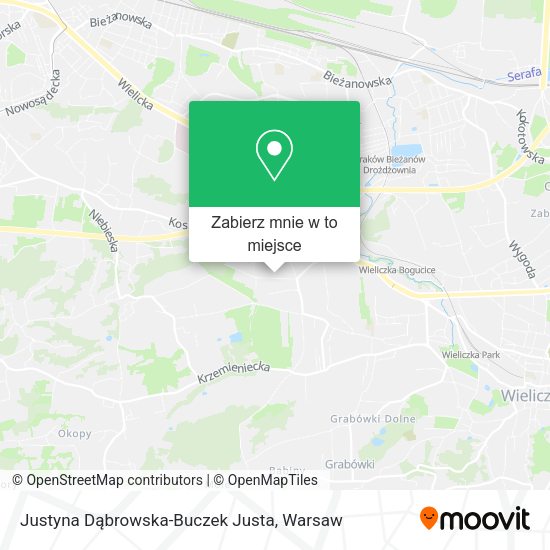 Mapa Justyna Dąbrowska-Buczek Justa