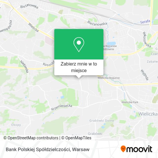 Mapa Bank Polskiej Spółdzielczości