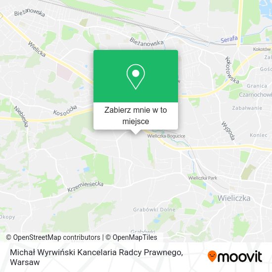 Mapa Michał Wyrwiński Kancelaria Radcy Prawnego