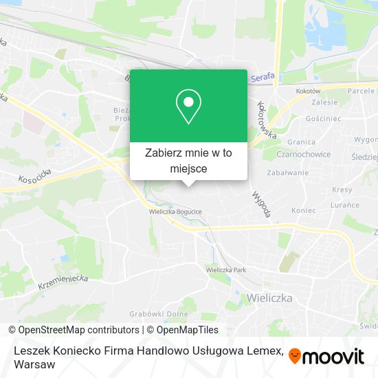 Mapa Leszek Koniecko Firma Handlowo Usługowa Lemex