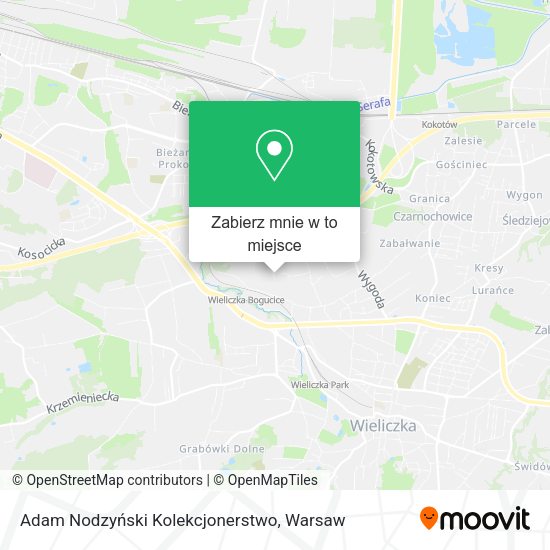 Mapa Adam Nodzyński Kolekcjonerstwo