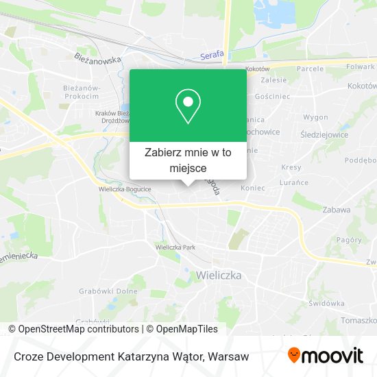 Mapa Croze Development Katarzyna Wątor