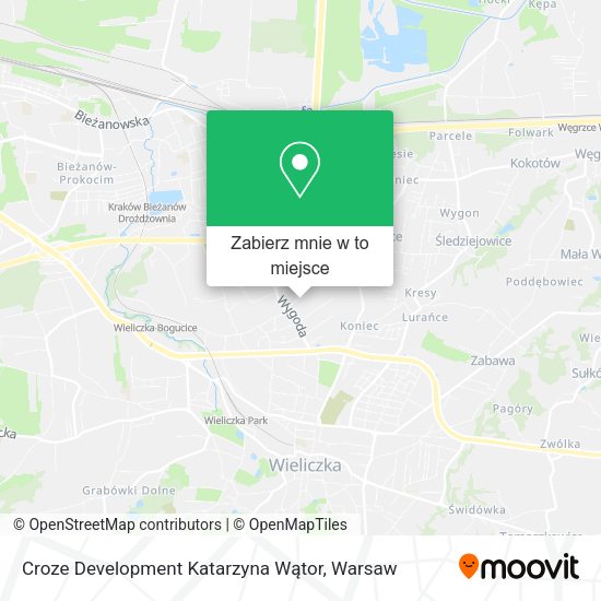 Mapa Croze Development Katarzyna Wątor