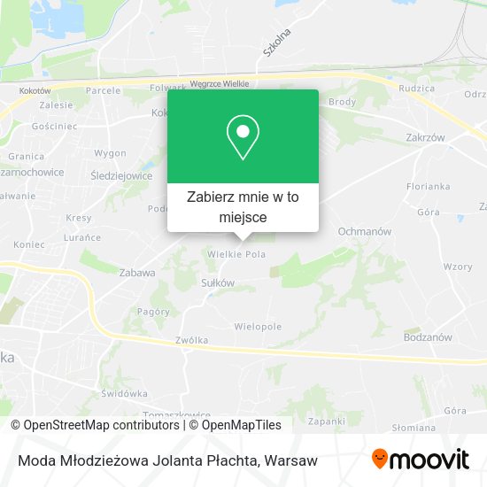 Mapa Moda Młodzieżowa Jolanta Płachta