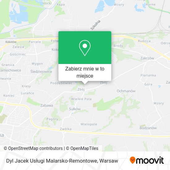 Mapa Dyl Jacek Usługi Malarsko-Remontowe