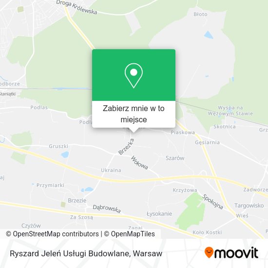 Mapa Ryszard Jeleń Usługi Budowlane