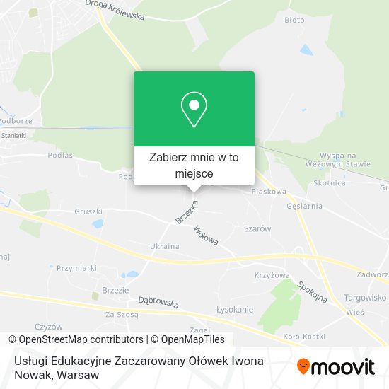 Mapa Usługi Edukacyjne Zaczarowany Ołówek Iwona Nowak