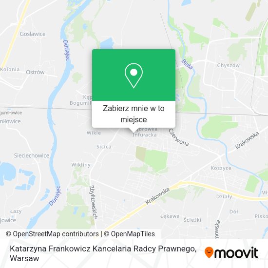 Mapa Katarzyna Frankowicz Kancelaria Radcy Prawnego