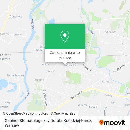 Mapa Gabinet Stomatologiczny Dorota Kołodziej-Karcz