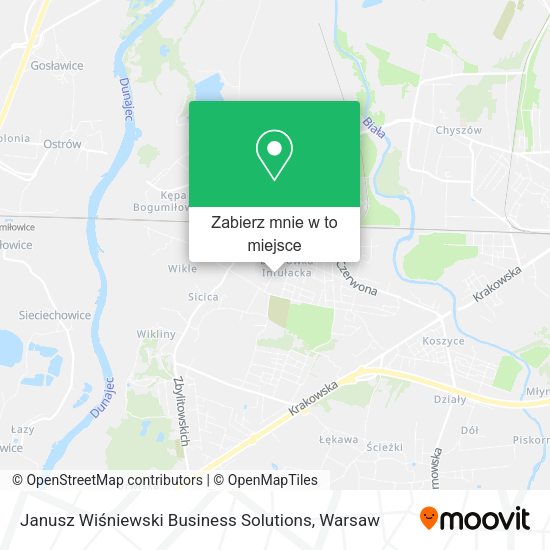 Mapa Janusz Wiśniewski Business Solutions