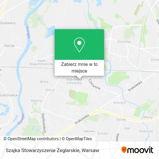 Mapa Szajka Stowarzyszenie Żeglarskie