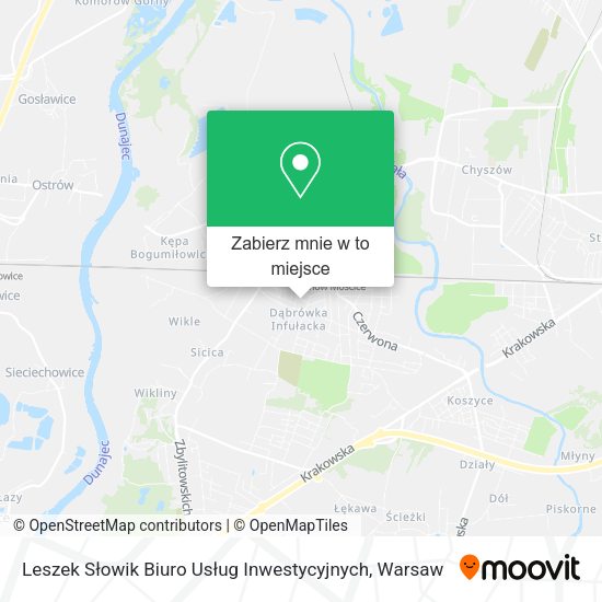 Mapa Leszek Słowik Biuro Usług Inwestycyjnych