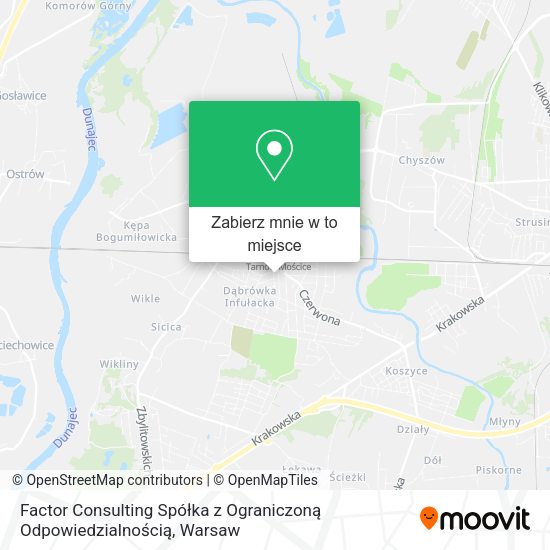 Mapa Factor Consulting Spółka z Ograniczoną Odpowiedzialnością